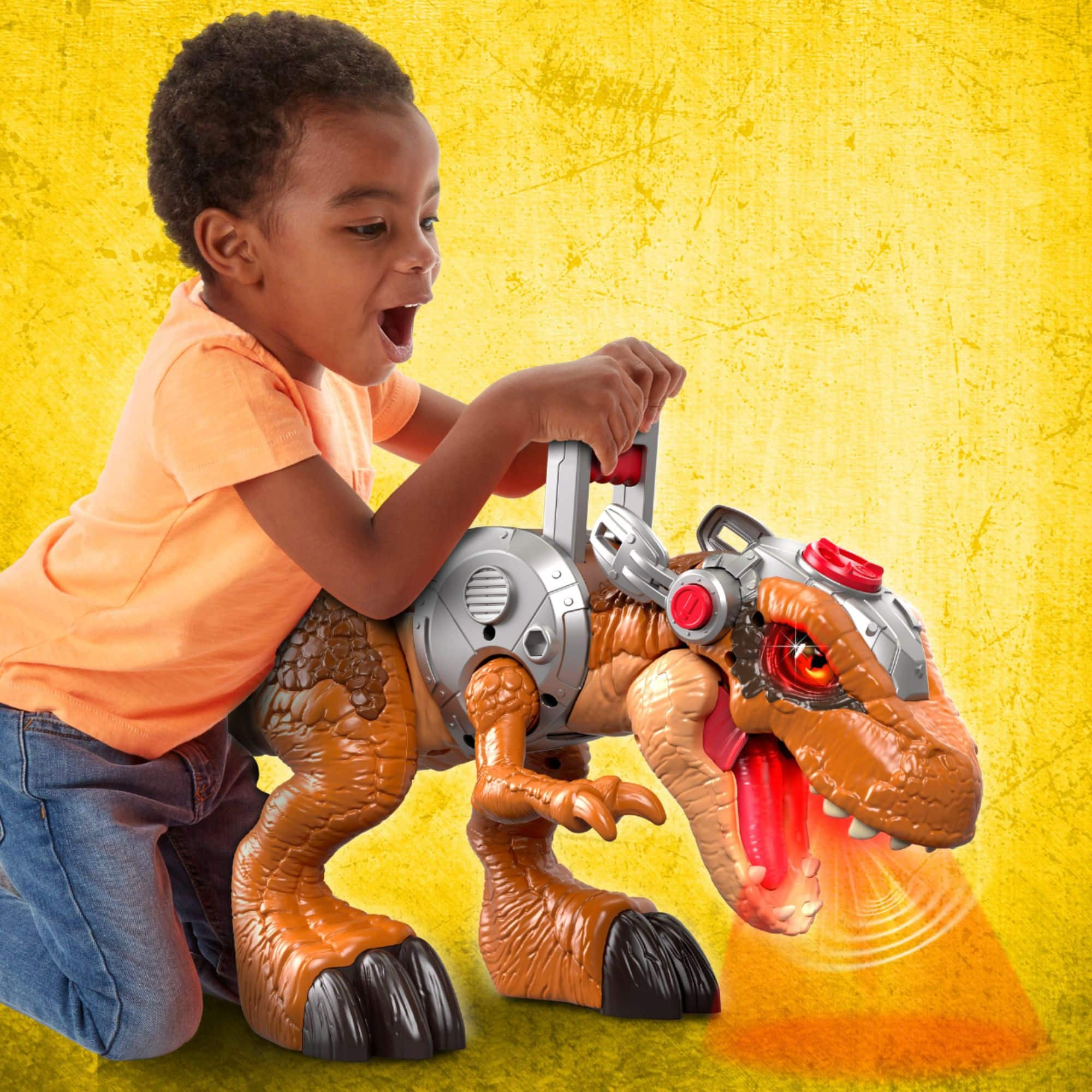 Best Buy Imaginext Jurassic World Jurassic Rex Figure Brown Fmx