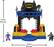 Alt View 11. Imaginext - DC Super Friends Battle Batcave Set - Black / Yellow / Blue.
