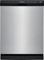 Front Zoom. Frigidaire 24" Front Control Built-In Dishwasher, 60dba - Stainless Steel.
