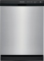Frigidaire 24" Front Control Built-In Dishwasher, 60dba - Stainless steel - Front_Zoom