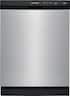 Frigidaire - 24" Front Control Built-In Dishwasher with 3-Cycles, 55 dBA - Stainless Steel