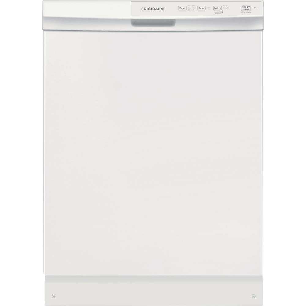 Frigidaire – 24″ Front Control Tall Tub Built-In Dishwasher – White