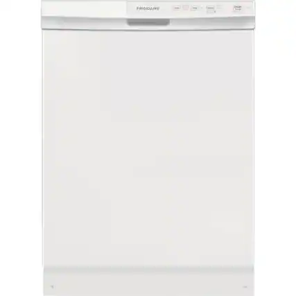 Front. Frigidaire - Frigidaire 24" Built-In Dishwasher - White.