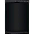 Frigidaire - 24" Front Control Built-In Dishwasher with 3-Cycles, 60 dBA - Black