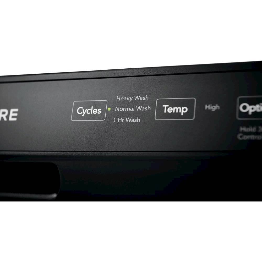 Alt View 11. Frigidaire - Frigidaire 24" Front Control Built-In Dishwasher, 60dba - Black.
