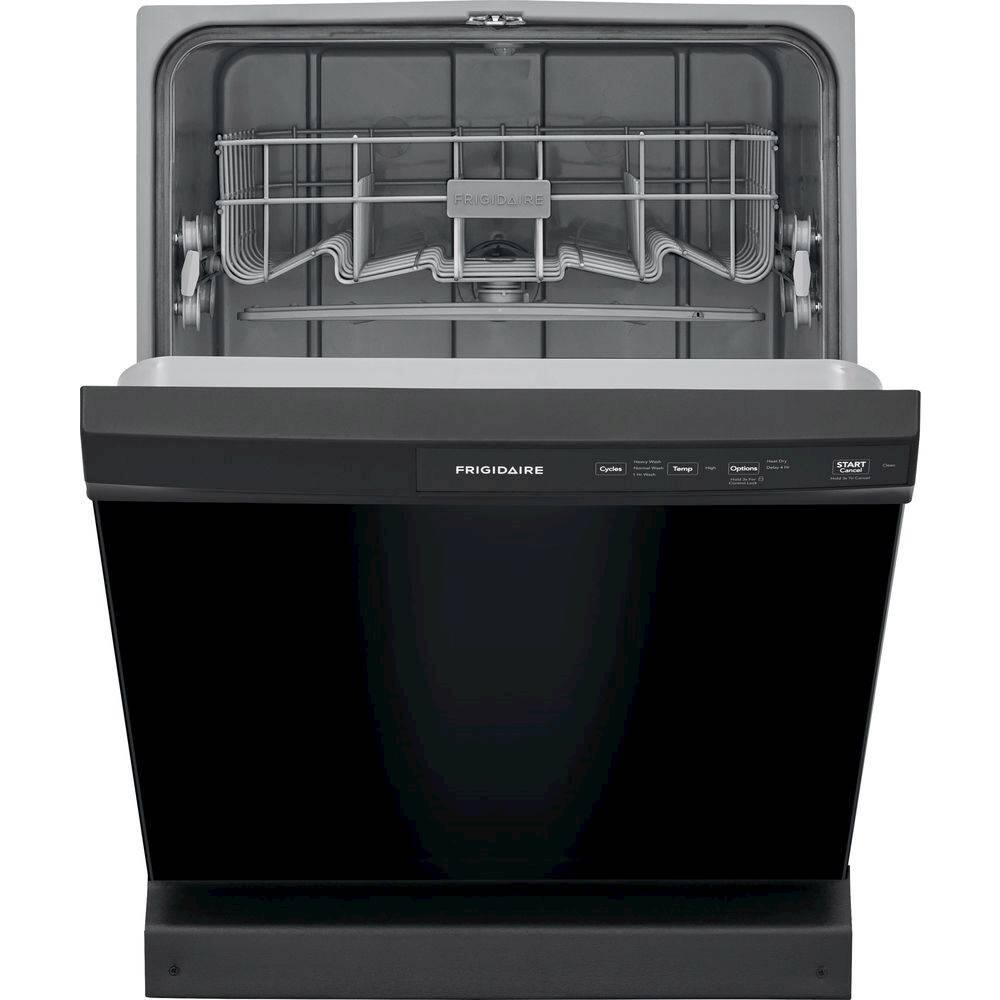 Alt View 14. Frigidaire - Frigidaire 24" Front Control Built-In Dishwasher, 60dba - Black.