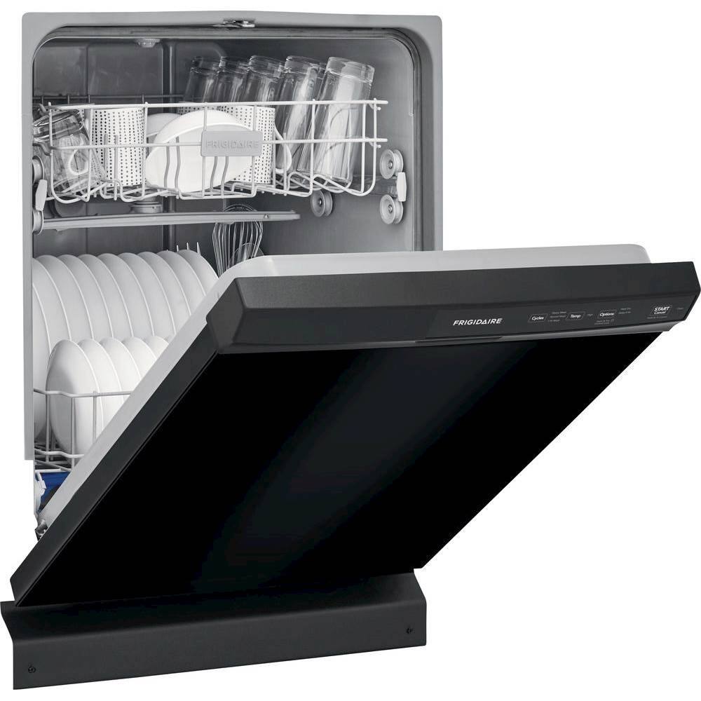 Alt View 16. Frigidaire - Frigidaire 24" Front Control Built-In Dishwasher, 60dba - Black.