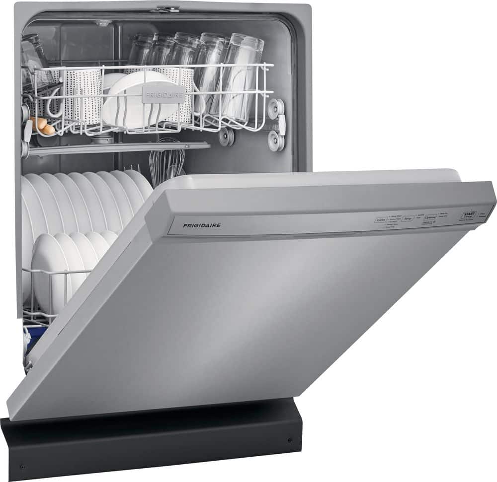 Alt View 12. Frigidaire - Frigidaire 24" Front Control Built-In Dishwasher, 55dba - Stainless Steel.