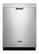 Front. Maytag - 24" Front Control Built-In Dishwasher with Stainless Steel Tub - Stainless Steel.