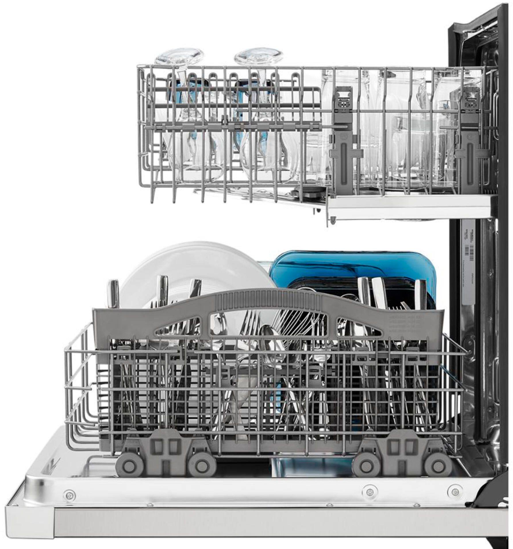 Alt View 16. Maytag - 24" Front Control Built-In Dishwasher with Stainless Steel Tub - Stainless Steel.