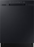 Front Zoom. Samsung - 24" Front Control Built-In Dishwasher - Black.
