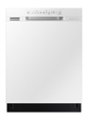 Front Zoom. Samsung - 24" Front Control Built-In Dishwasher - White.