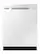 Front. Samsung - 24" Front Control Built-In Dishwasher - White.