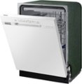 Left Zoom. Samsung - 24" Front Control Built-In Dishwasher - White.