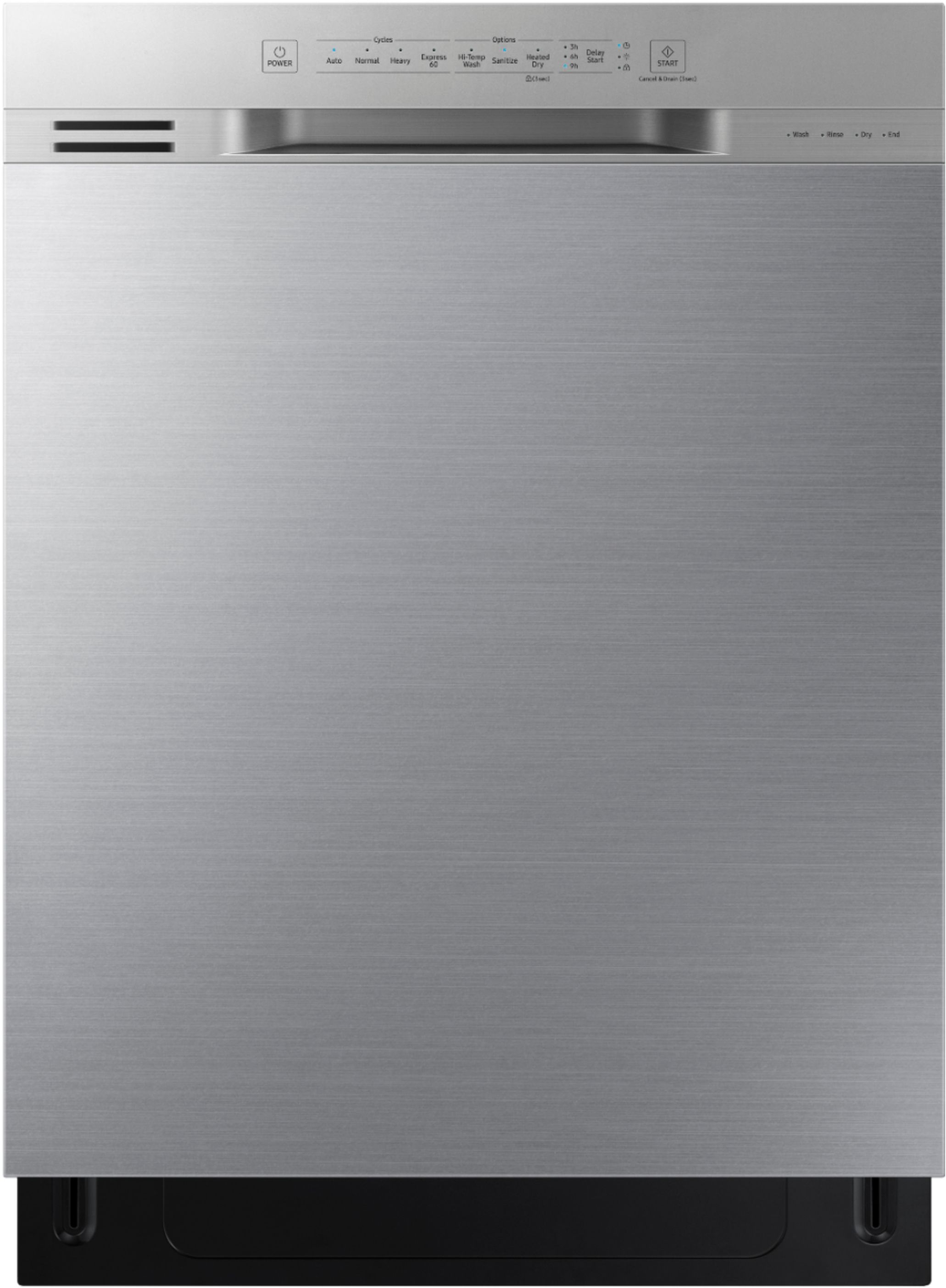 Samsung Front Control Dishwasher with Hybrid Interior - Stainless Steel
