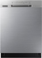 Samsung - 24" Front Control Built-In Dishwasher - Stainless steel - Front_Zoom