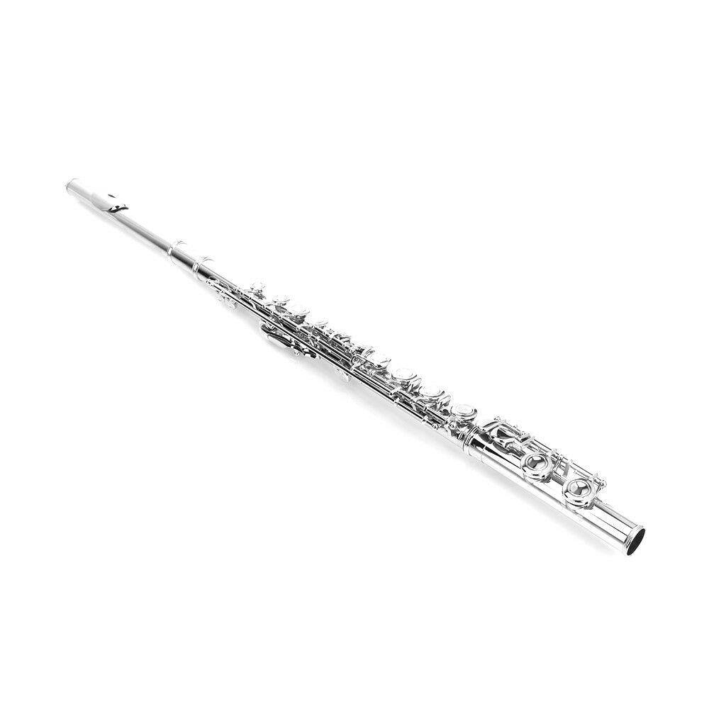 Alt View 3. Winado - C Flutes with E-split, Orchestra Closed Hole Flute Kit for Beginners & Professionals, 16 Keys Musical Nickel Flute.