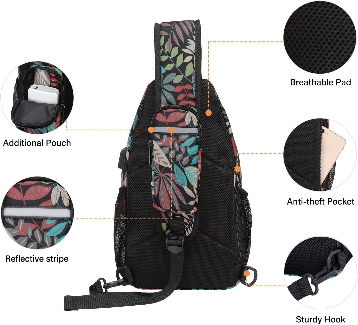 - Breathable Pad
- Additional Pouch
- Anti-theft Pocket
- Reflective Stripe
- Sturdy Hook