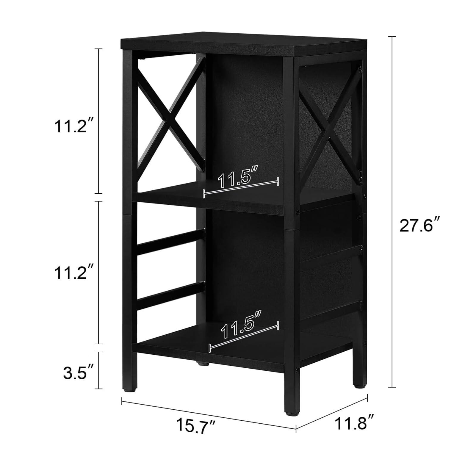 11.2"  
11.5"  
27.6"  
11.2"  
3.5"  
15.7"  
11.8"