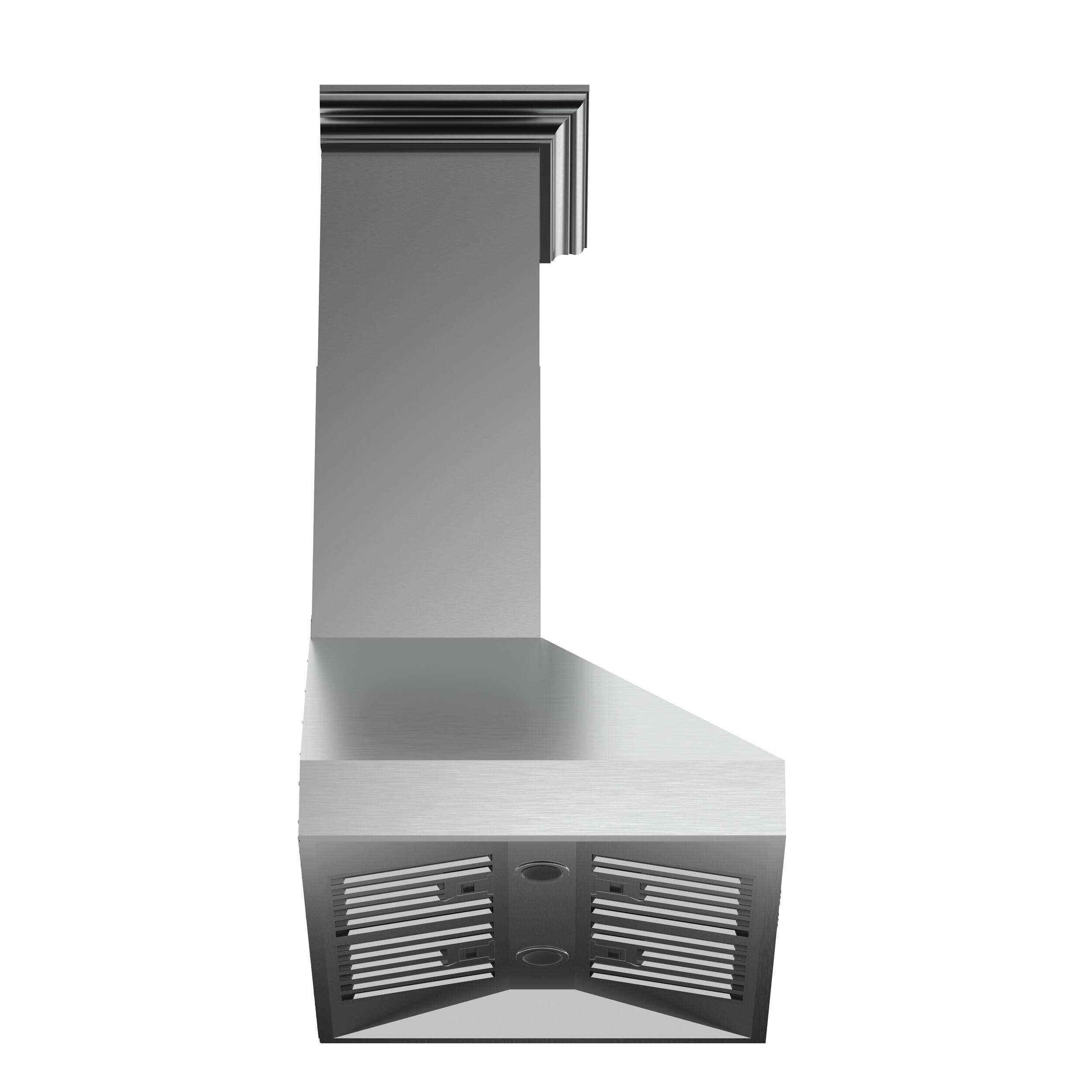 Left. Forno Appliances - Orvieto 30'' Wall Mount Vented Range Hood - Silver.