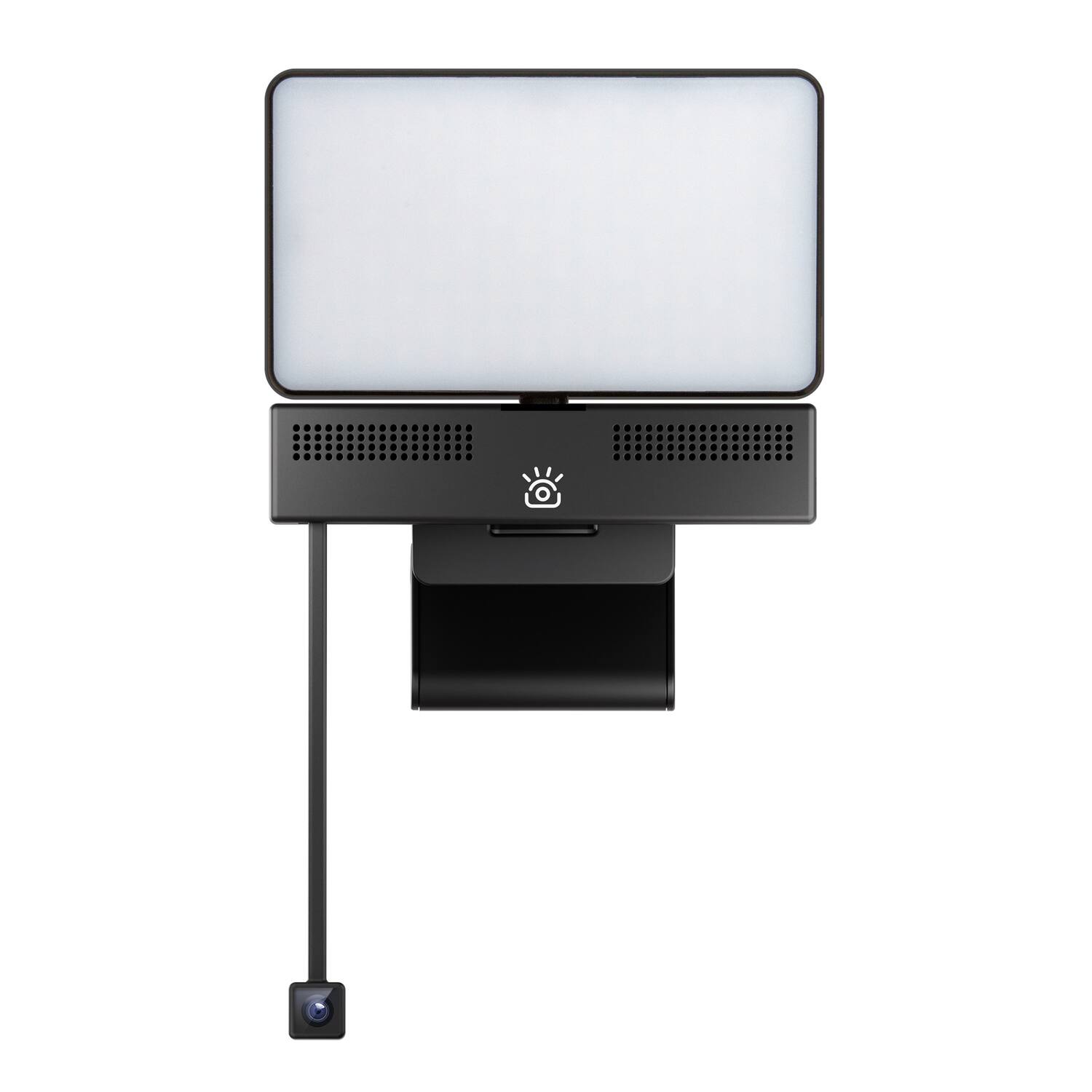 Left. iContact Camera - Adjustable Light Panel for Camera Pro - Black.