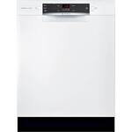 Bosch - 300 Series 24" Front Control Built-In Dishwasher with Stainless Steel Tub - White - Front_Standard