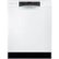 Front Zoom. Bosch - 300 Series 24" Front Control Built-In Dishwasher with Stainless Steel Tub - White.