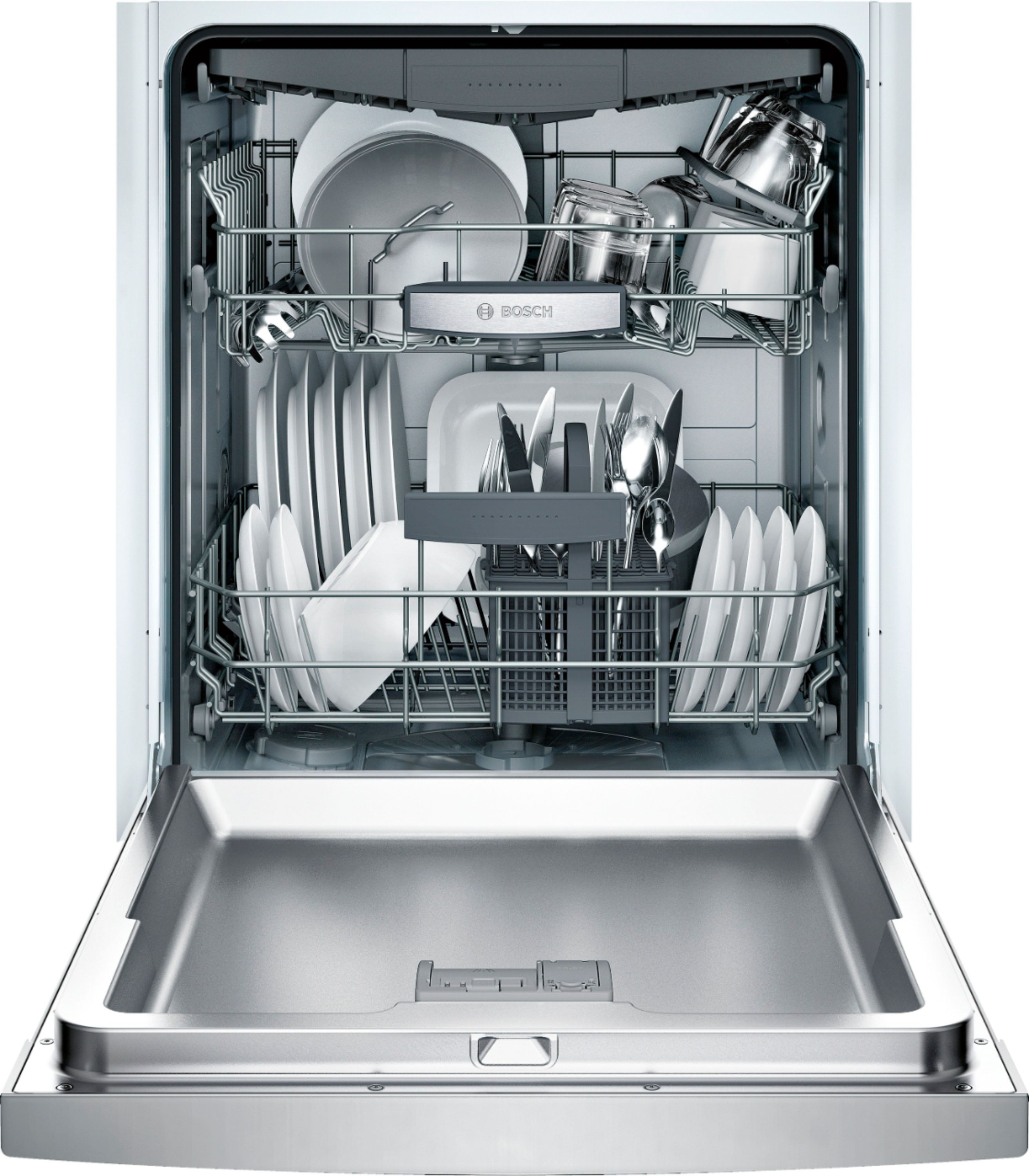 Best Buy Bosch 800 Series 24" Front Control BuiltIn Dishwasher with
