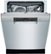 Alt View Zoom 1. Bosch - 800 Series 24" Front Control Built-In Dishwasher with Stainless Steel Tub - Stainless steel.