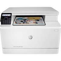 HP - Refurbished LaserJet Pro MFP M180nw Wireless Color All-In-One Laser Printer - White - Front_Zoom