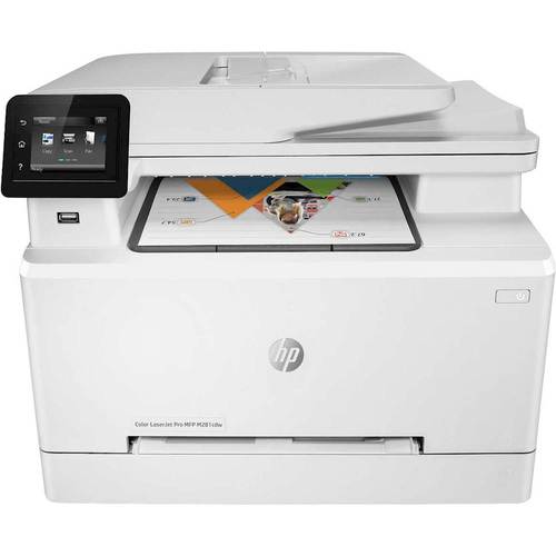  HP - Refurbished LaserJet Pro MFP M281cdw Color Wireless All-In-One Laser Printer - White