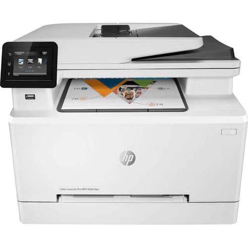 HP - Refurbished LaserJet Pro MFP M281fdw Color Wireless All-In-One Printer - White-Front_Standard 