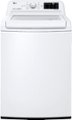 Front Zoom. LG - 4.5 Cu. Ft. High-Efficiency Top-Load Washer with TurboDrum Technology - White.
