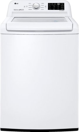 LG - 4.5 Cu. Ft. High-Efficiency Top-Load Washer with TurboDrum Technology - White