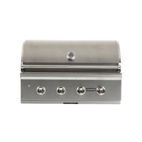 Angle. Coyote - C-Series 35.5" Built-In Gas Grill - Stainless Steel.