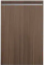 Monogram - 18" Compact Top Control Built-In Stainless Steel Tub Dishwasher with Hidden Integrated Electronic Controls and 46 dBA - Custom Panel Ready - Front_Zoom