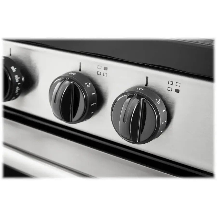 Alt View 16. Whirlpool - 3.0 Cu. Ft. Freestanding Electric Range - Stainless Steel.