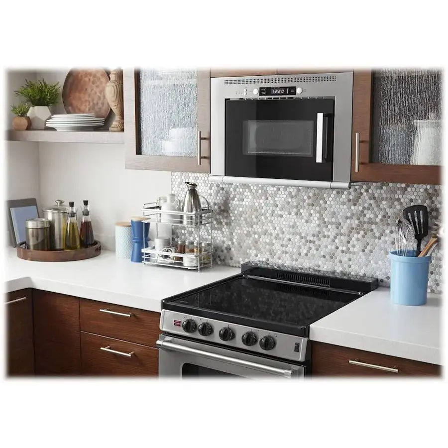 Alt View 18. Whirlpool - 3.0 Cu. Ft. Freestanding Electric Range - Stainless Steel.