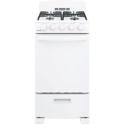 Hotpoint - 2.3 Cu. Ft. Freestanding Gas Range - White - Front_Zoom