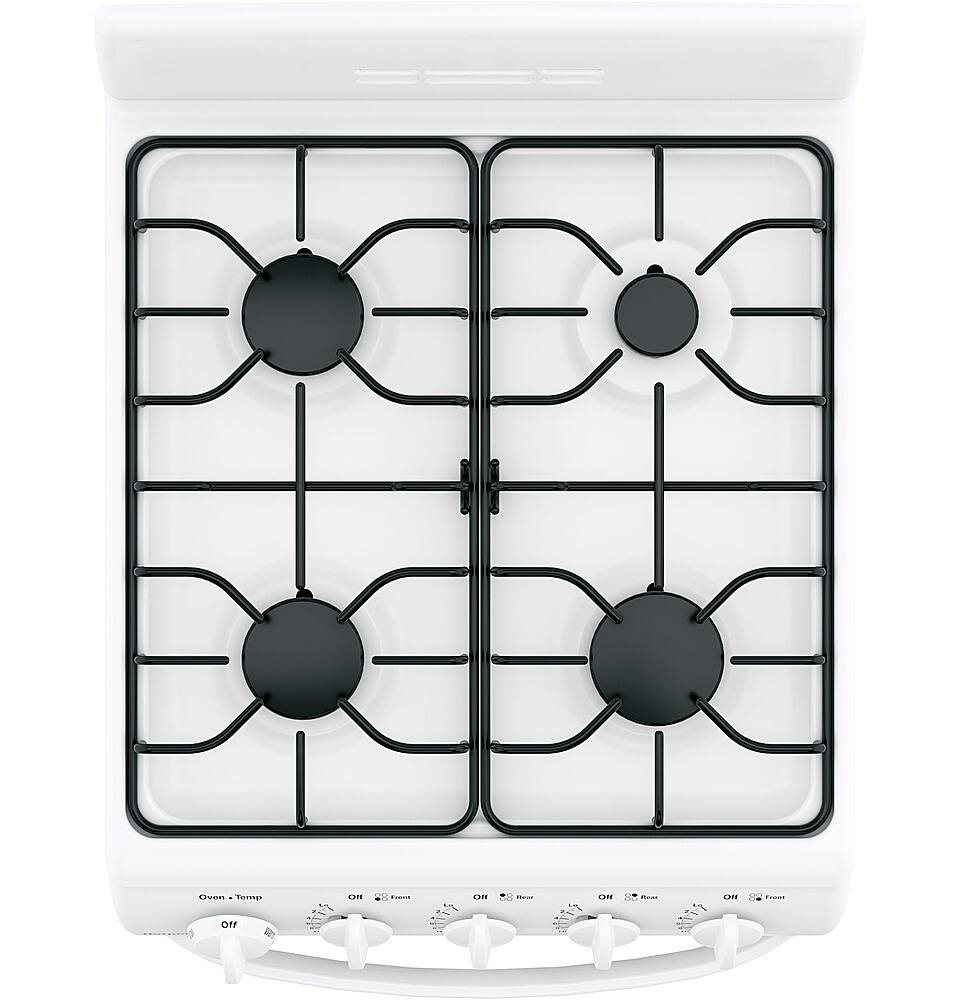 Alt View 2. Hotpoint - 2.3 Cu. Ft. Freestanding Gas Range - White.