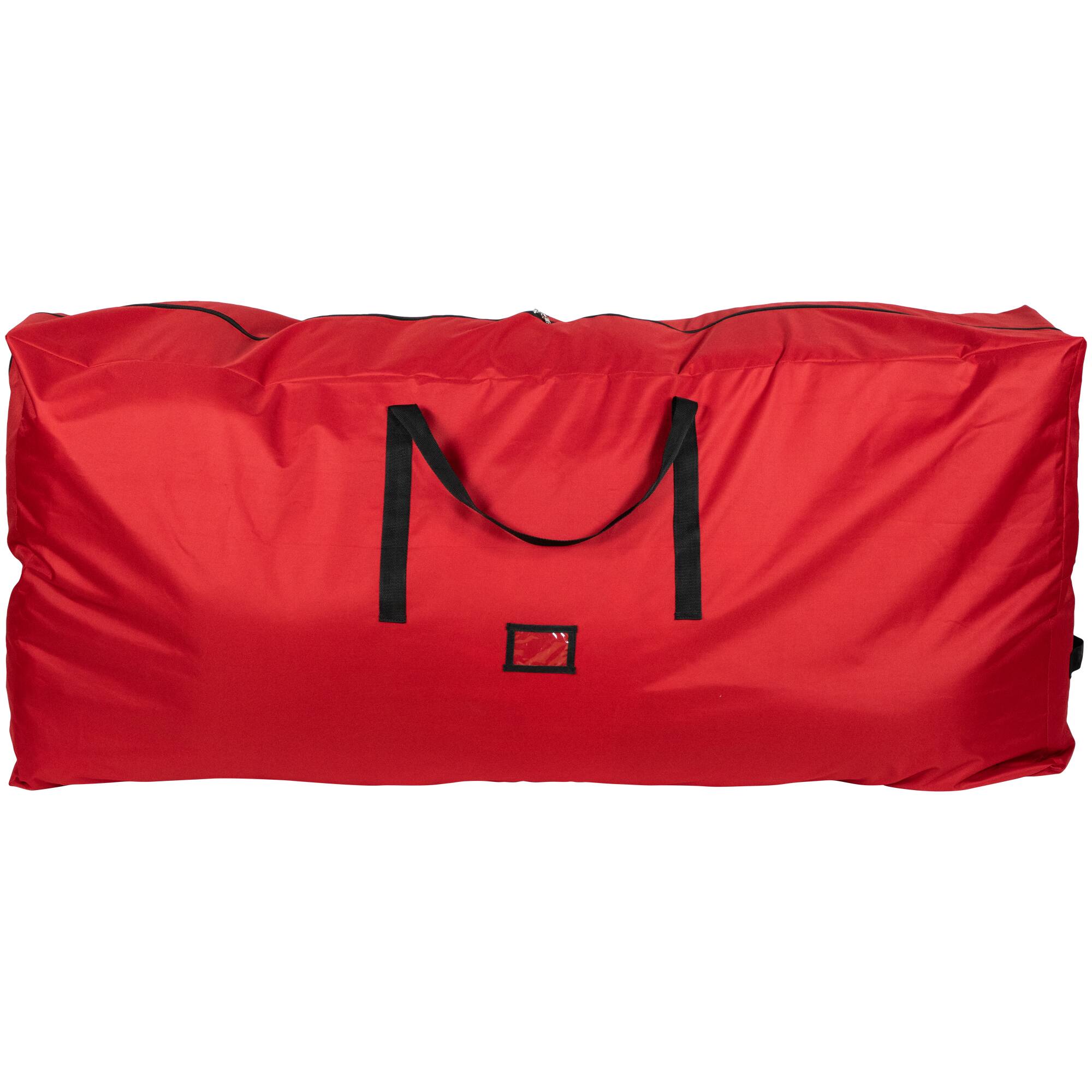 Northlight - 65" and Black Artificial Christmas Tree Storage Bag - Red