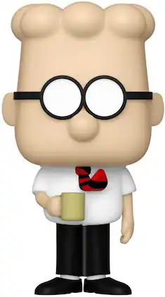 Dilbert Funko POP Vinyl Figure | Dilbert - White