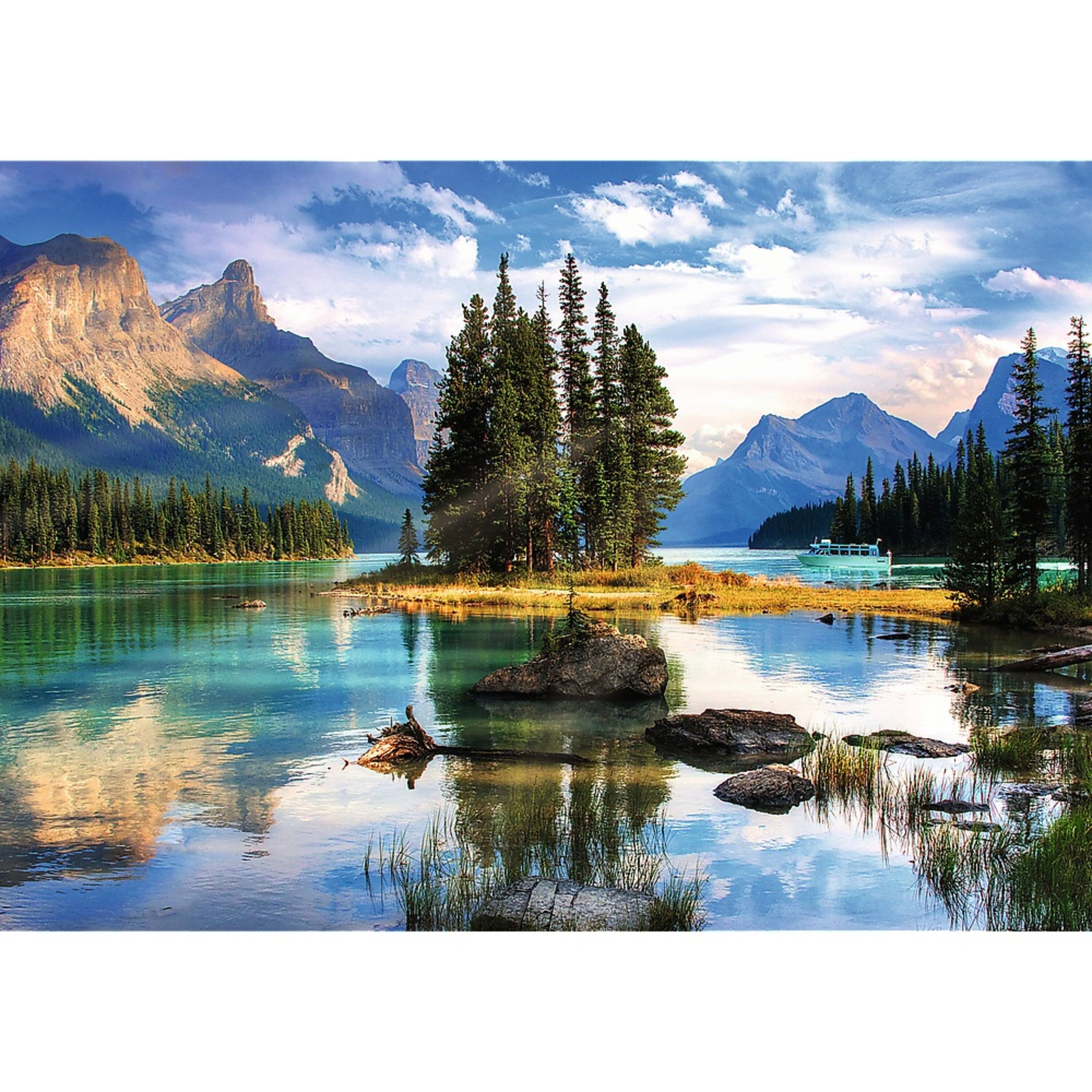 Alt View 1. Trefl - Trefl Premium Plus 1000 Piece Puzzle - Spirit Island, Canada.