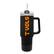 Front. The Fanatic Group - Tennessee Volunteers 40oz. Stainless Tumbler with Handle & Removable Straw - Black.