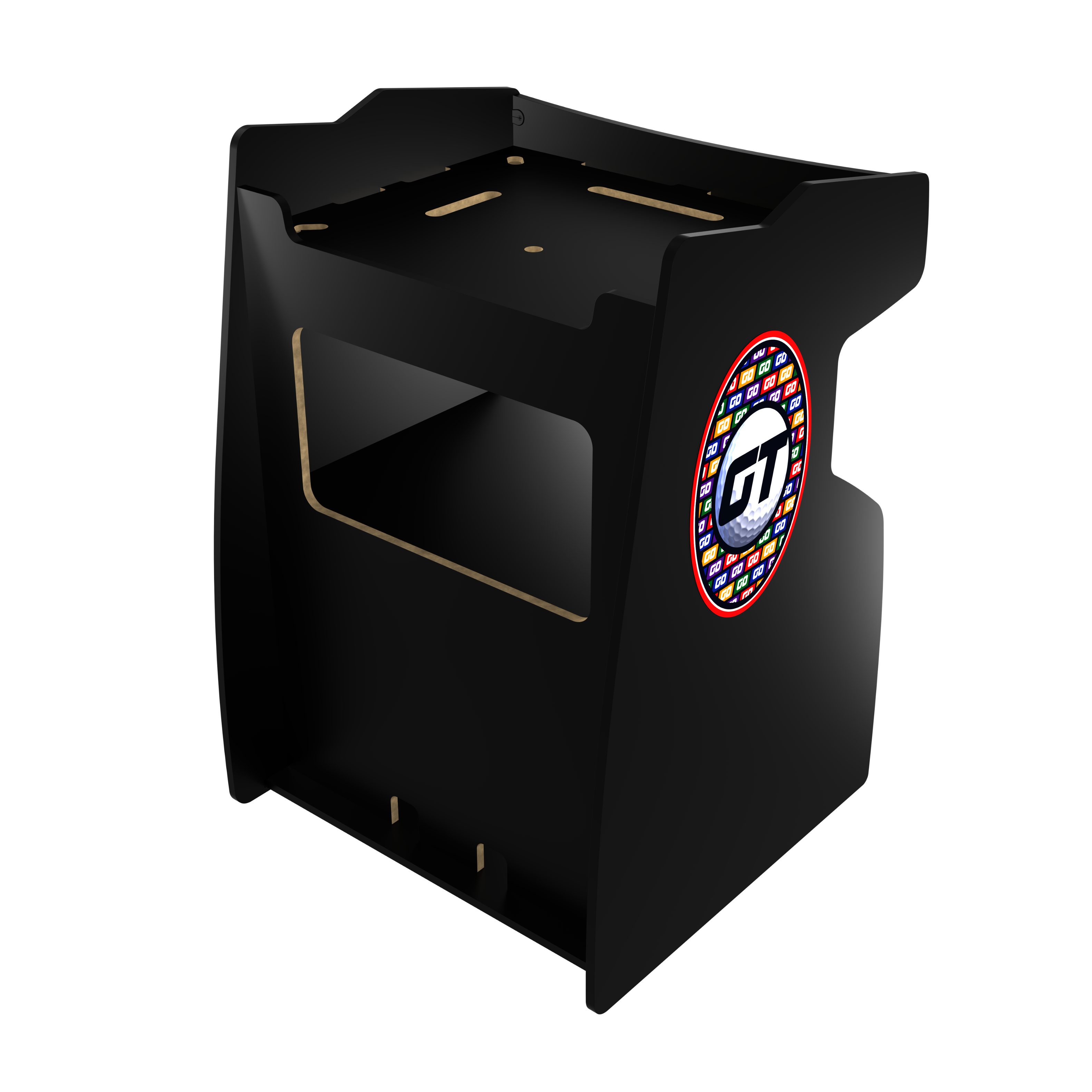 Alt View 2. Incredible Technologies - Golden Tee GO Stand - Black.