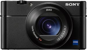 Sony - Cyber-shot DSC-RX100 V 20.1-Megapixel Digital Camera - Black - Front_Zoom