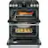 Alt View 14. Café - 6.7 Cu. Ft. Slide-In Double Oven Gas True Convection Range with Built-In Wi-Fi.
