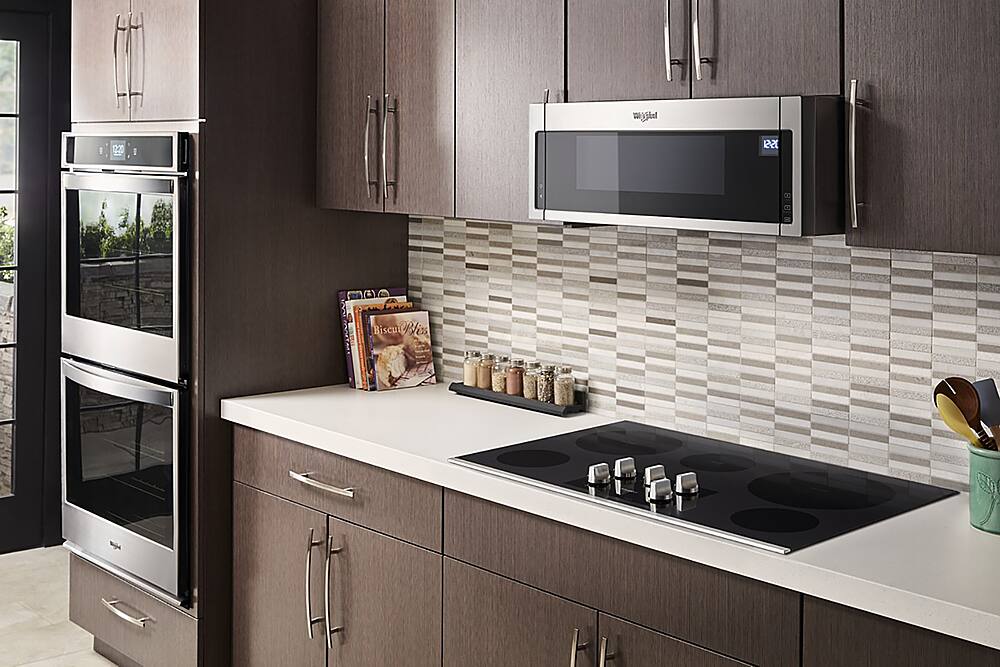 Alt View 16. Whirlpool - 36" Electric Cooktop - Stainless Steel.