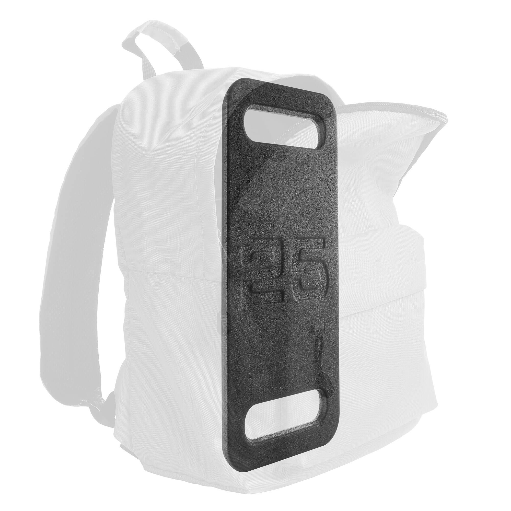 Alt View 4. Philosophy Gym - Cast Iron Ruck Weight - Weighted Fitness Plate with Handle - 10-45 lbs - Cast Iron.