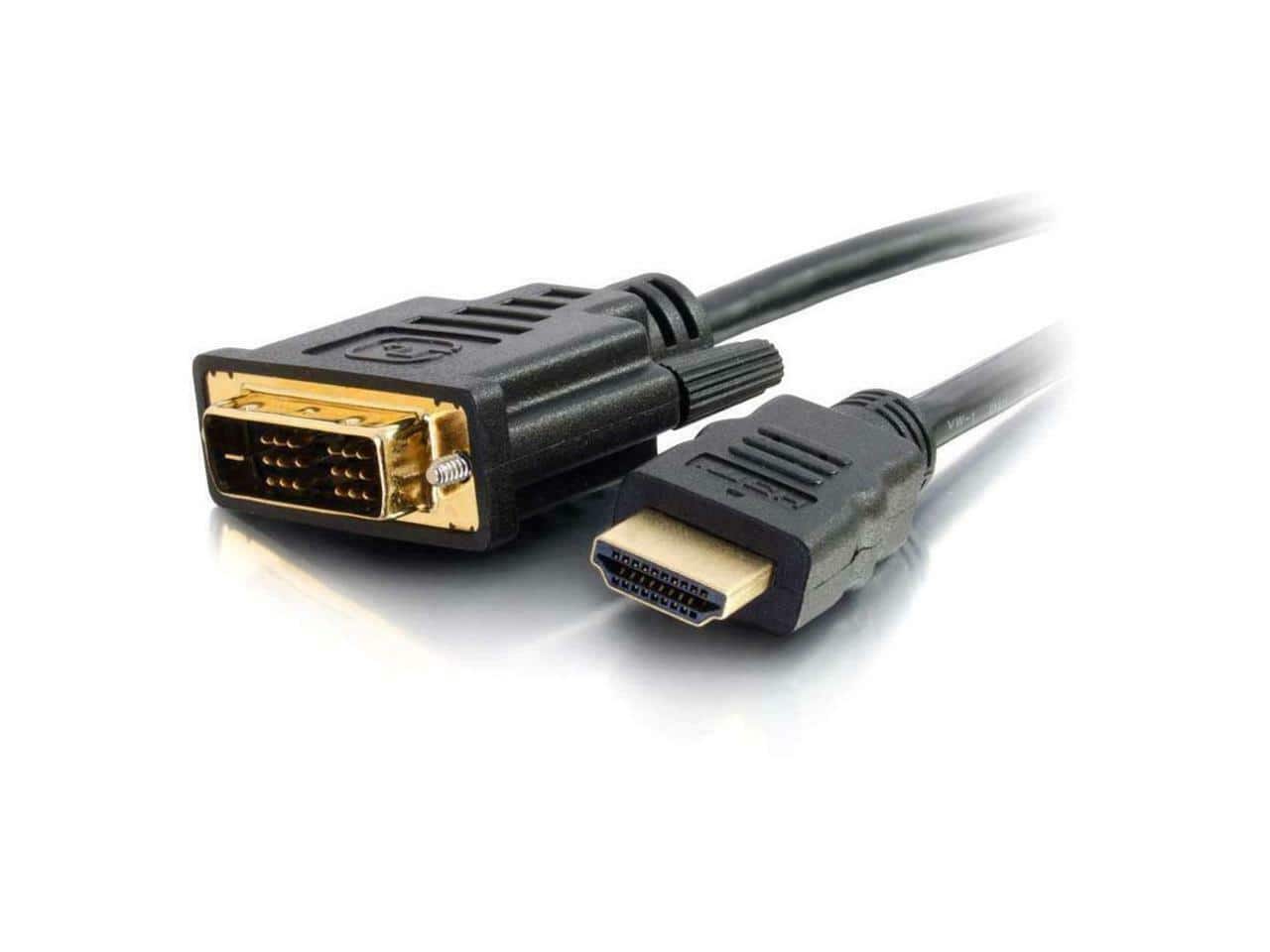 Cables to Go - C2G 42516 2 Meter HDMI to DVI Adapter Cable Cord - Black